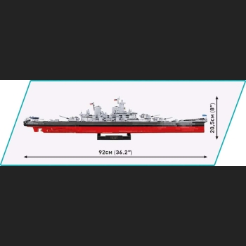 Iowa-Class 2685 Kl. 1:300 HC WWII Battleship (4in1) - Executive Edition